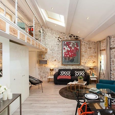 Superbe Appartement Loft Vieil Antibes Bagian luar foto