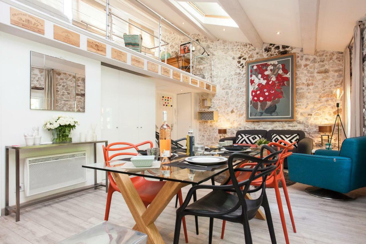 Superbe Appartement Loft Vieil Antibes Bagian luar foto