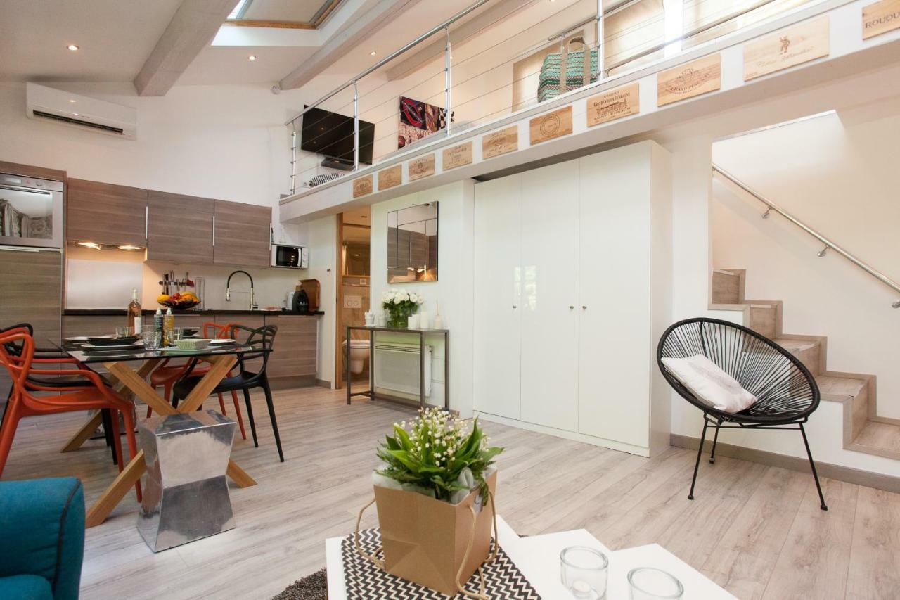 Superbe Appartement Loft Vieil Antibes Bagian luar foto