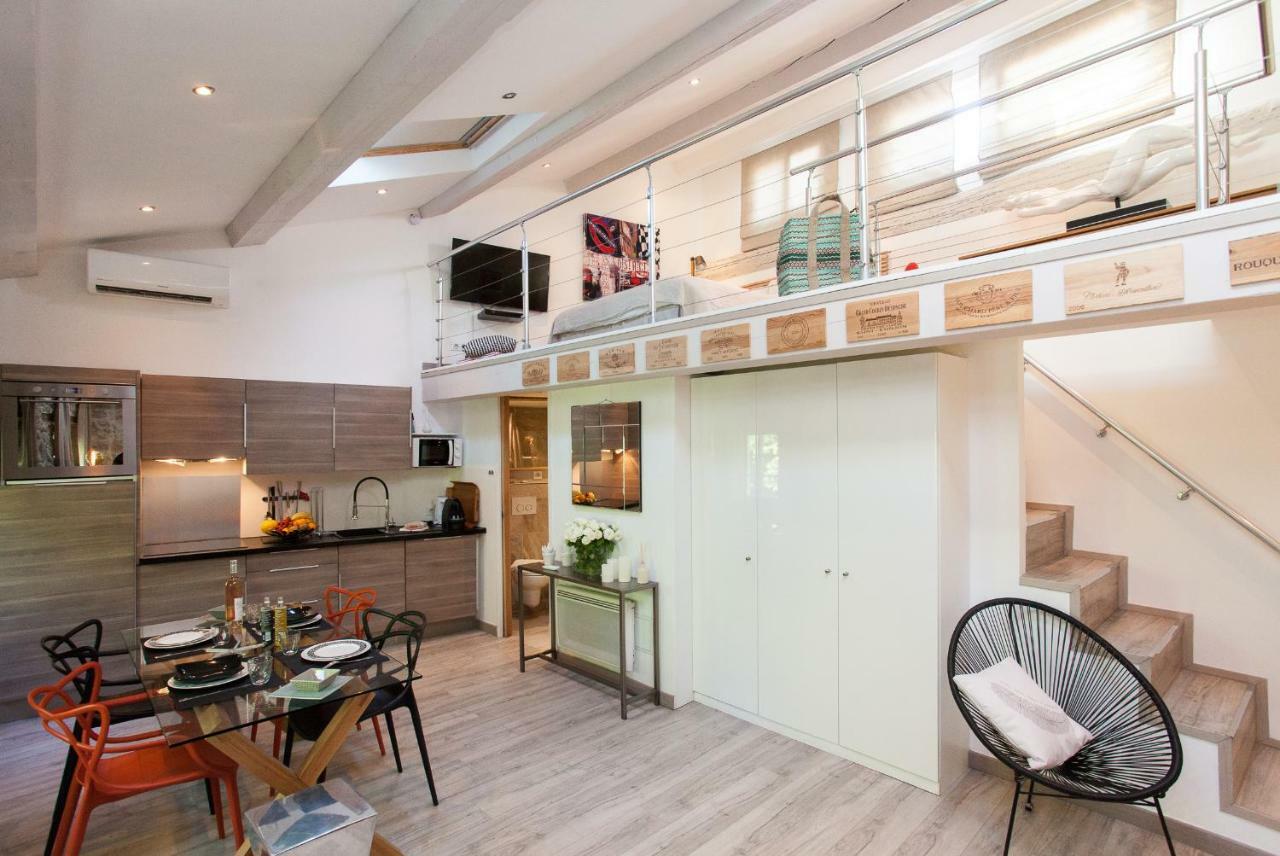 Superbe Appartement Loft Vieil Antibes Bagian luar foto
